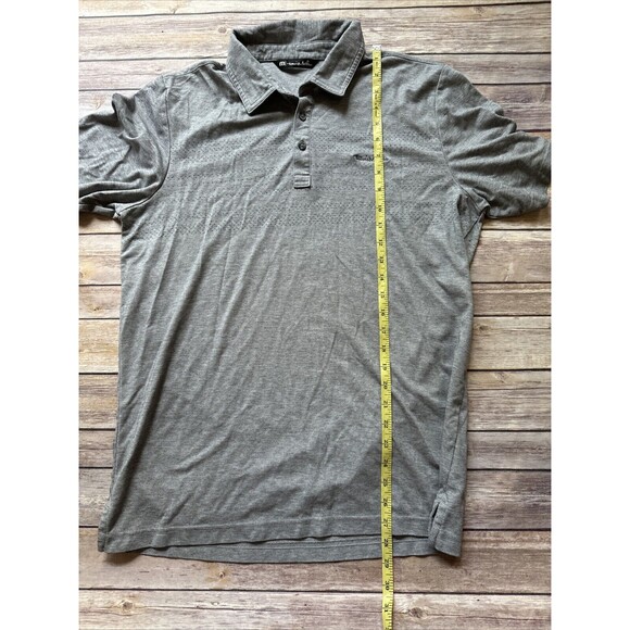 Travis Mathew Golf Polo Shirt Mens Size Large Gray Callaway Masters - Picture 6 of 9